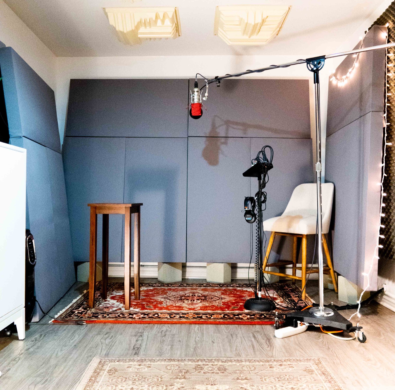 The vocal room.